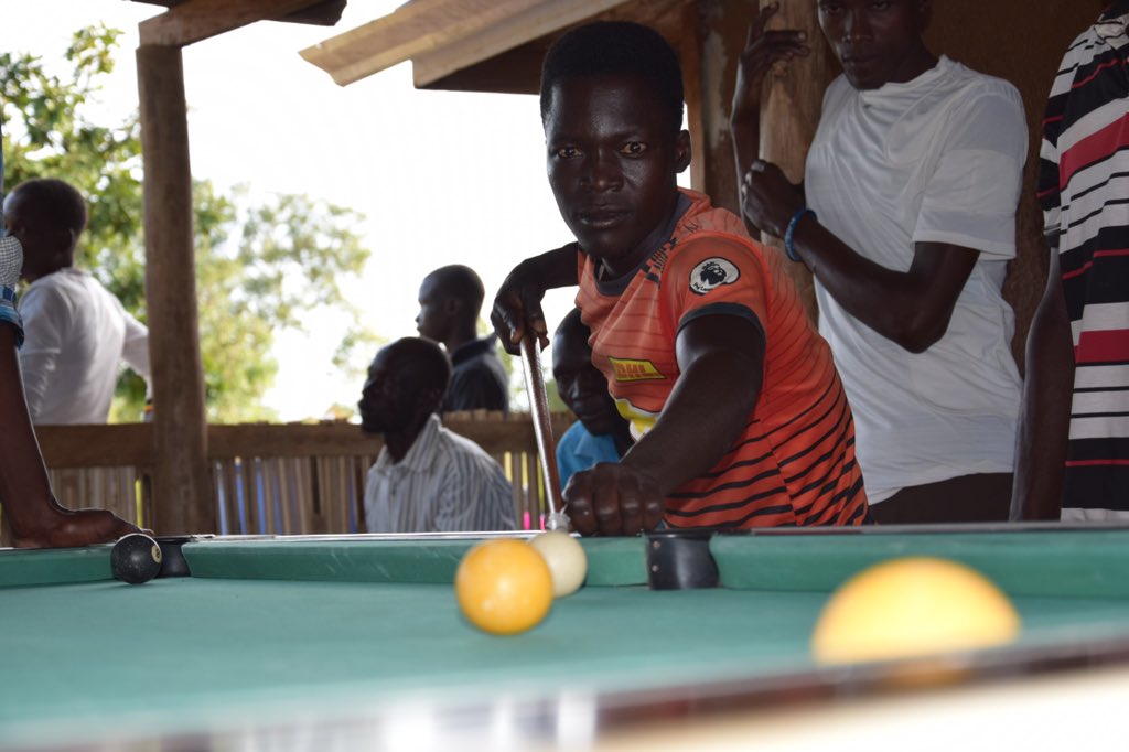 OkereCity's tweet photo. Through the game of pool, we are able to bring youth in Okere together to not only compete but also engage in constructive dialogues about their roles in community development. #sportsfordevelopment #communitysports #poolsport #pooltable #poolgame https://t.co/XIvRSrRha8