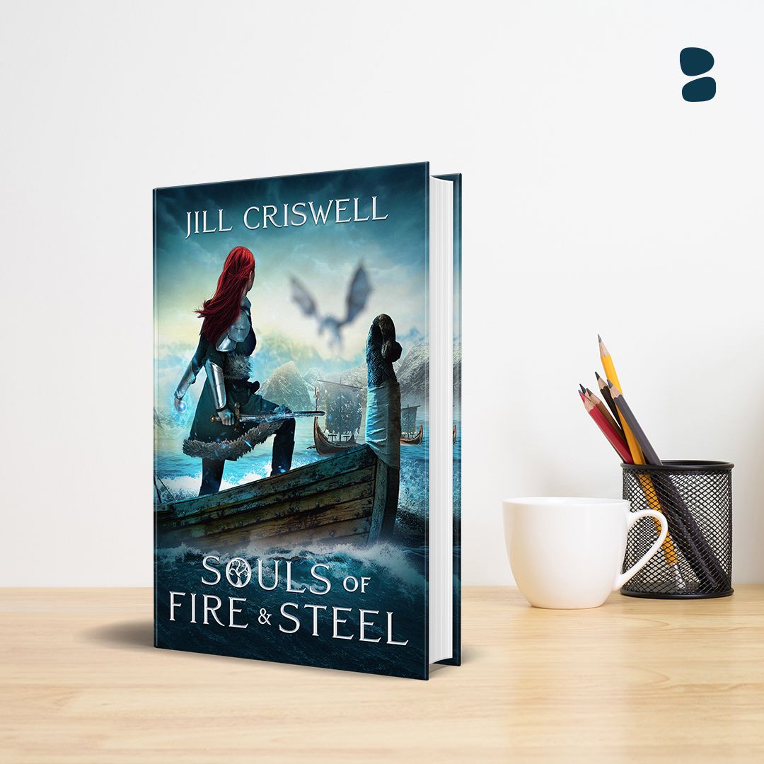 BlackstoneAudio's tweet photo. Let's talk mythical titles this Monday!🐉

With 1 DAY left until #pubday, we're thrilled to see  #SOULSOFFIREANDSTEEL by @JillCriswell included in @io9 / @Gizmodo's roundup of September releases!

🔥Read: https://t.co/sPfHfpDxHG
⚔️Preorder: https://t.co/sKsEHr2Zz8 https://t.co/82cQVySSKW