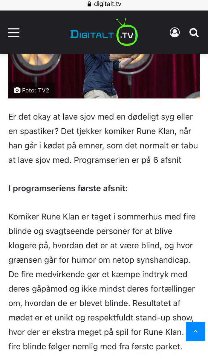 Hvad er forskellen på det der nye TV2show hvor Rune Klan kommer tæt på nogle marginaliserede typer og skal prøve at lave jokes om dem og så det der DRshow fra foråret hvor Simon Væver kommer tæt på nogle marginaliserede typer og skal prøve at lave jokes om dem? Originalitet!