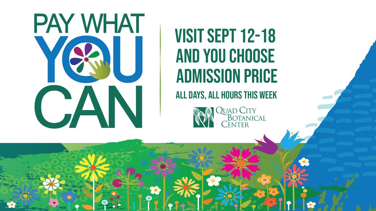 It's Pay What You Can Week at the gardens! Explore the beauty of our gardens by paying what you can afford. Visit to splash around in our Children’s Garden, see the waterfall in the Sun Garden or seek butterflies and bees pollinating colorful plants.