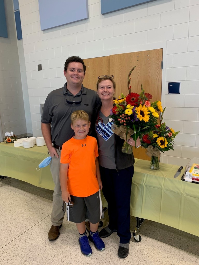 BryanCountyES's tweet photo. Congratulations to Katie Edwards for being chosen as this years SPOTY (Support Person of the Year).  Nurse Katie has done an amazing job caring for students and staff during the pandemic.  We are lucky to have you.  Thanks for all you do to keep us safe. https://t.co/BvPbVudKpD