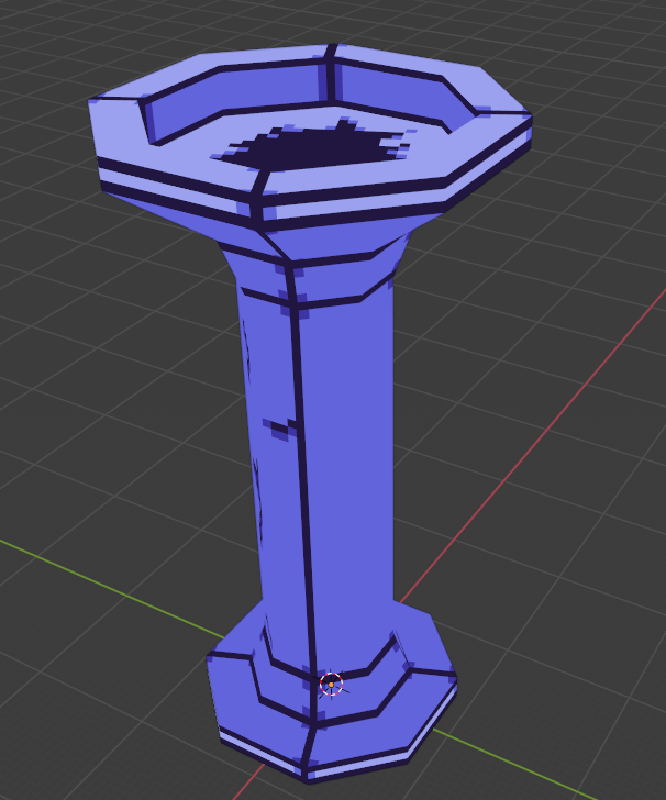 MerleBirb's tweet photo. made some pillars with a pixel art texture! #MonkeyKick #gamedev #indiedev #unity3d #Blender3d #pixelart #spriteart #aseprite #illustrations #ใใใ็ตต https://t.co/xnZC0IzCyo