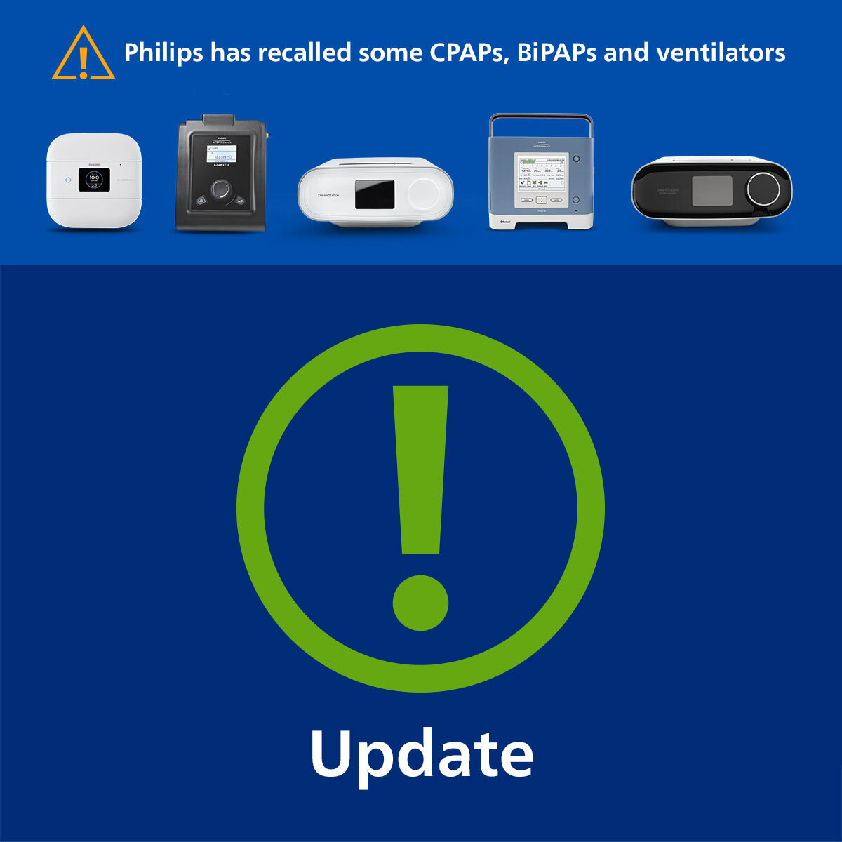 Philips is initiating a replacement and/or repair program in the US and other markets for first generation #DreamStation #CPAP #BIPAP devices affected by the Jun 14, 2021 recall/field safety notification announcement. For more details, click here: to.philips/6017yNs4U