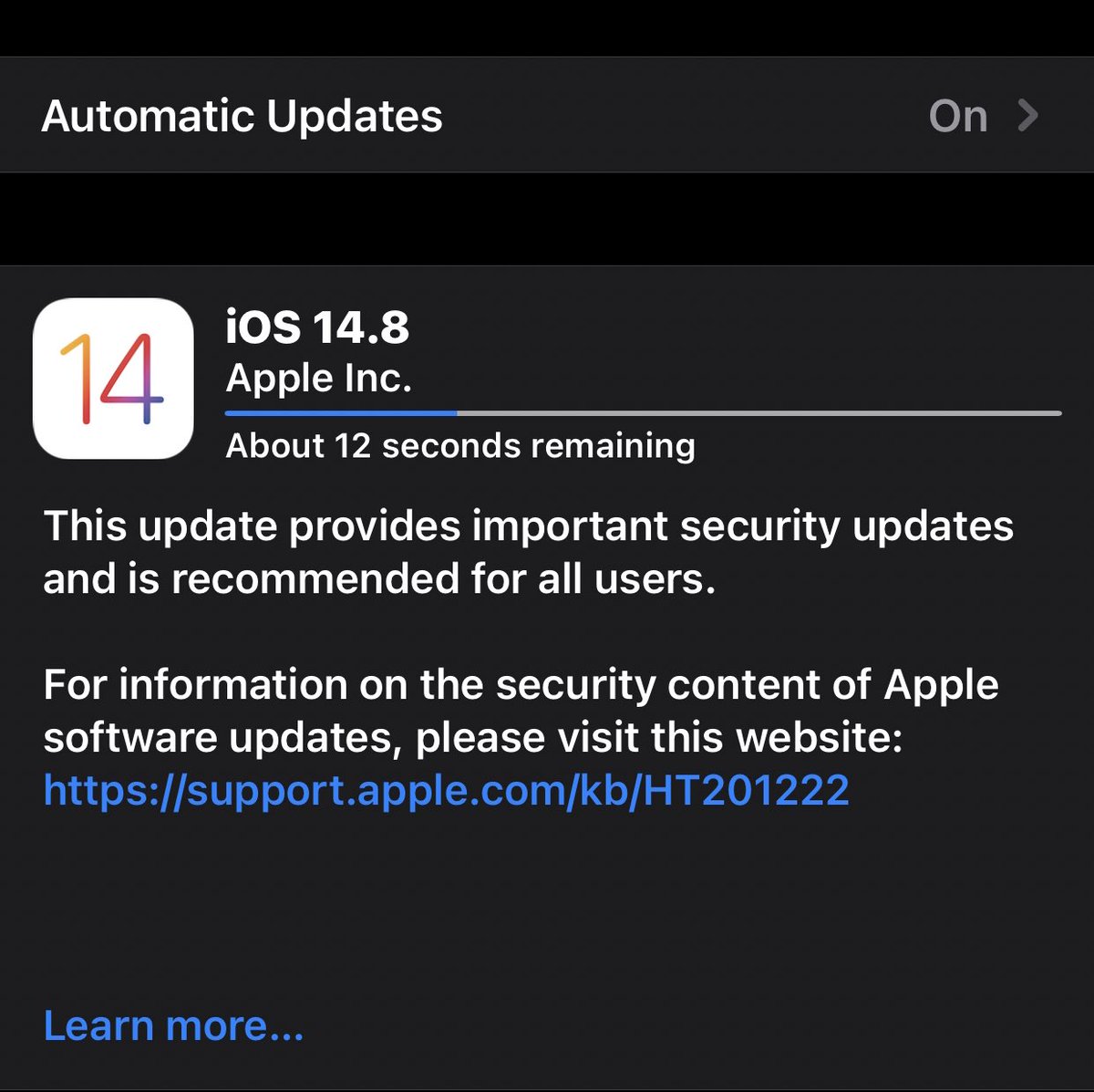 AmandaEStein_'s tweet image. Update your IPhone now. #iOS148