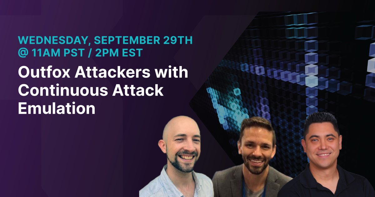 bishopfox's tweet photo. Join our upcoming webcast w/ @SCMagazine and learn how our Continuous #AttackSurface Testing (CAST) team closes the attack window by combining advanced technology &amp; automation w/ human-driven #attackemulation. Register to stay a step ahead of attackers: https://t.co/qKXXEXDF7w https://t.co/fhgbFgjYD2