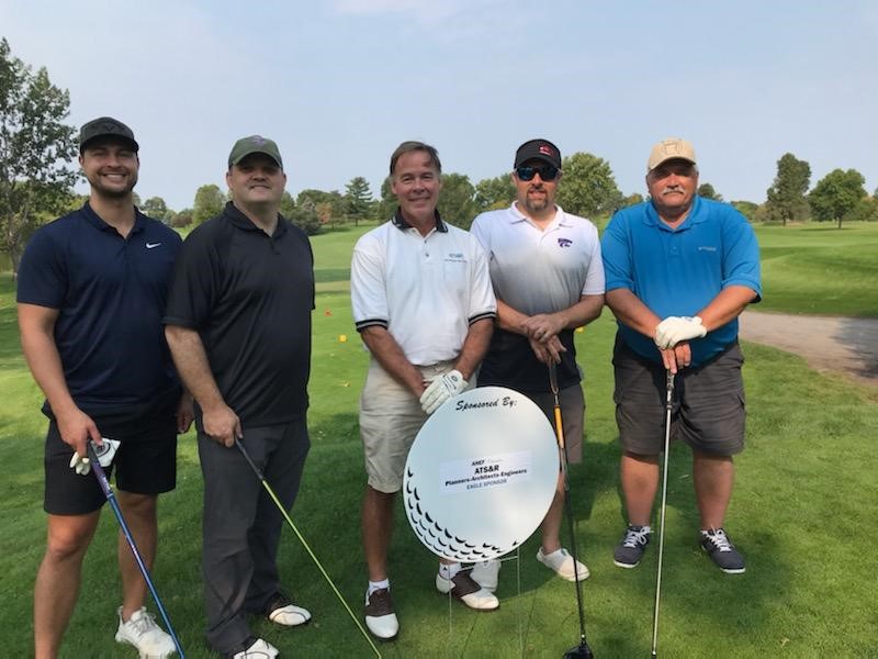 ATSR_Architects's tweet photo. Dave, Blayne, Eric and Alex had a great time supporting the @ahefoundation at the annual "Putt-Kids First annual golf  tournament this weekend! Congratulations to AHEF on a record-setting year. The golf tournament raised $23,600 for the district's students! https://t.co/wt31BpBLMn