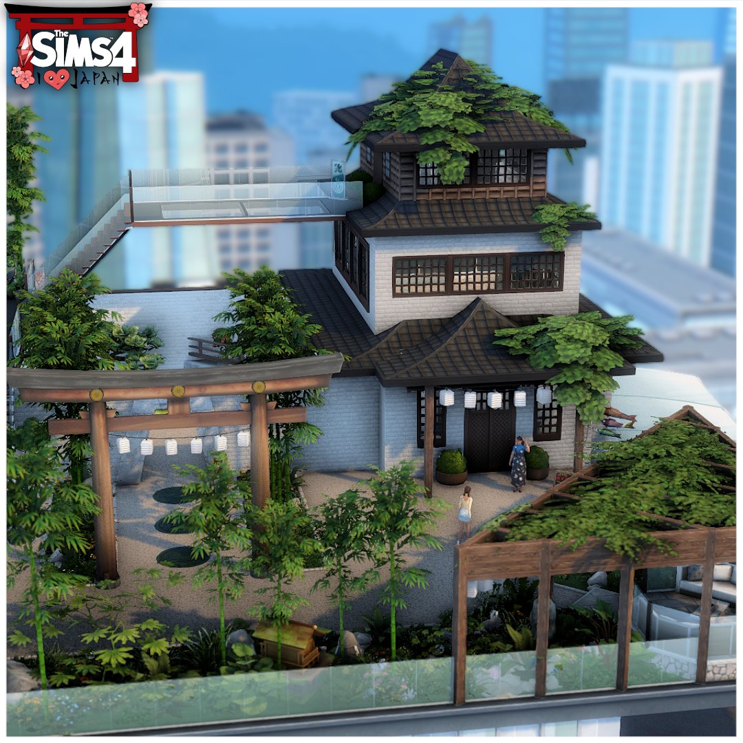 TheMardyYardy's tweet photo. Rooftop Zen Café
My contribution to #ilovejapencollab hosted by @ErynWitha, logos by @Tierra_Cruz_

This is a tea room and a wellness centre with zen garden.
Perfect to use with the #SpaDayRefresh
Available on the gallery, ID mardyyardy.

#TheSims4 #ShowUsYourBuilds @thesims https://t.co/C6oCo0pZGE