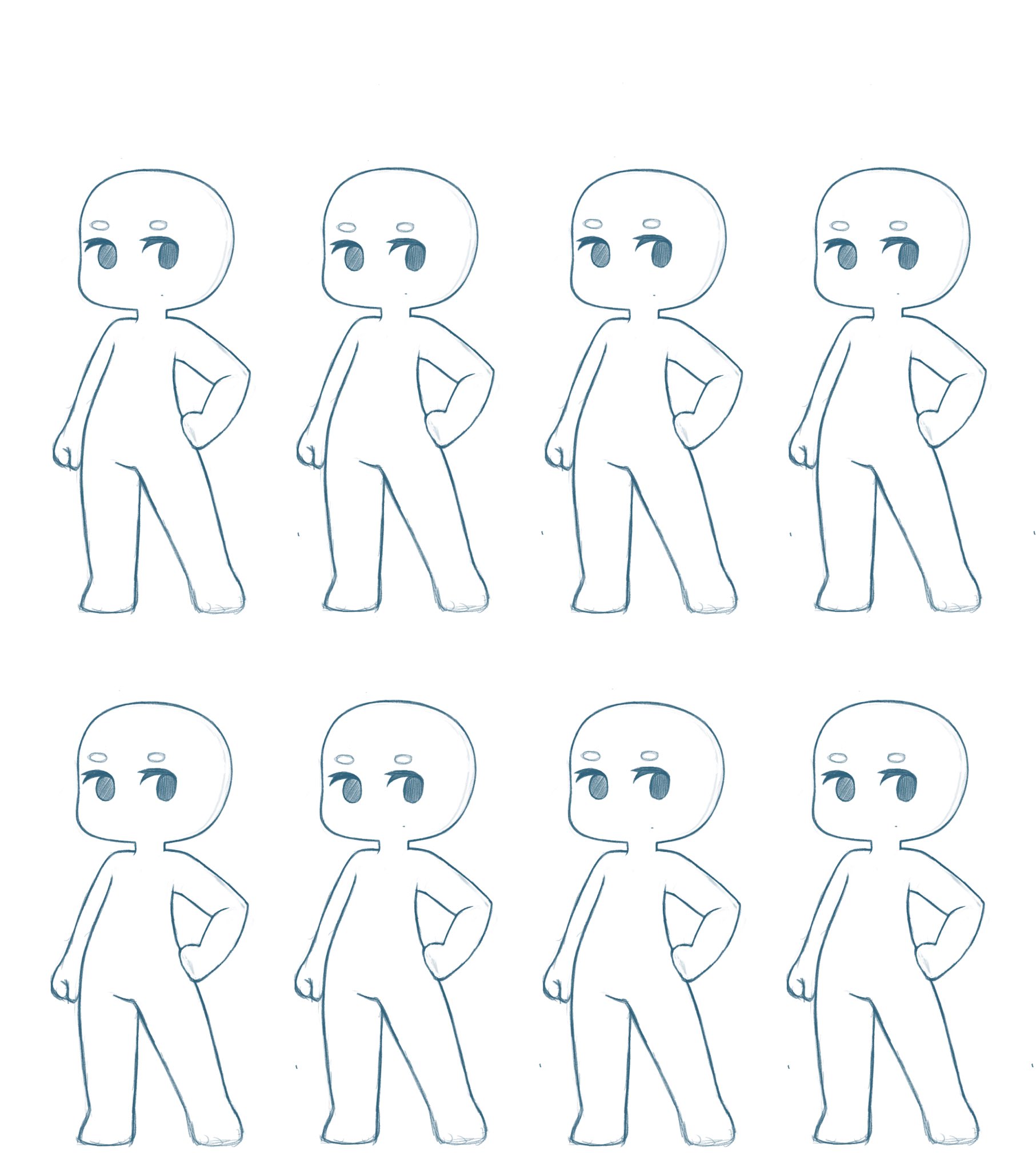 Chibi Girl Base Group