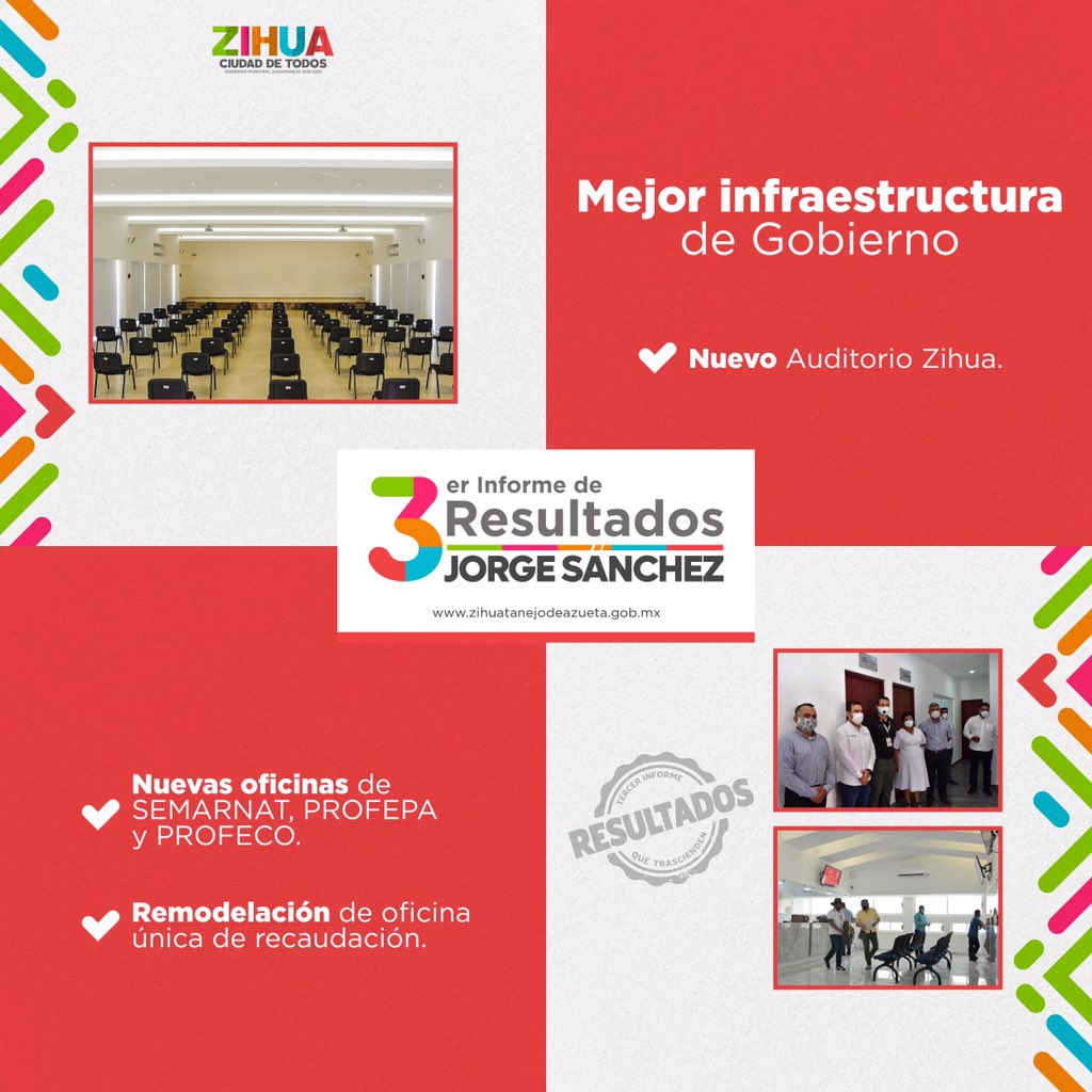 Contamos con una mejor infraestructura en las áreas administrativas y las operativas están bien equipadas. Hemos dado un giro total a la manera de administrar los recursos municipales y estos son los  #ResultadosQueTrascienden 
#3erInformeDeResultados