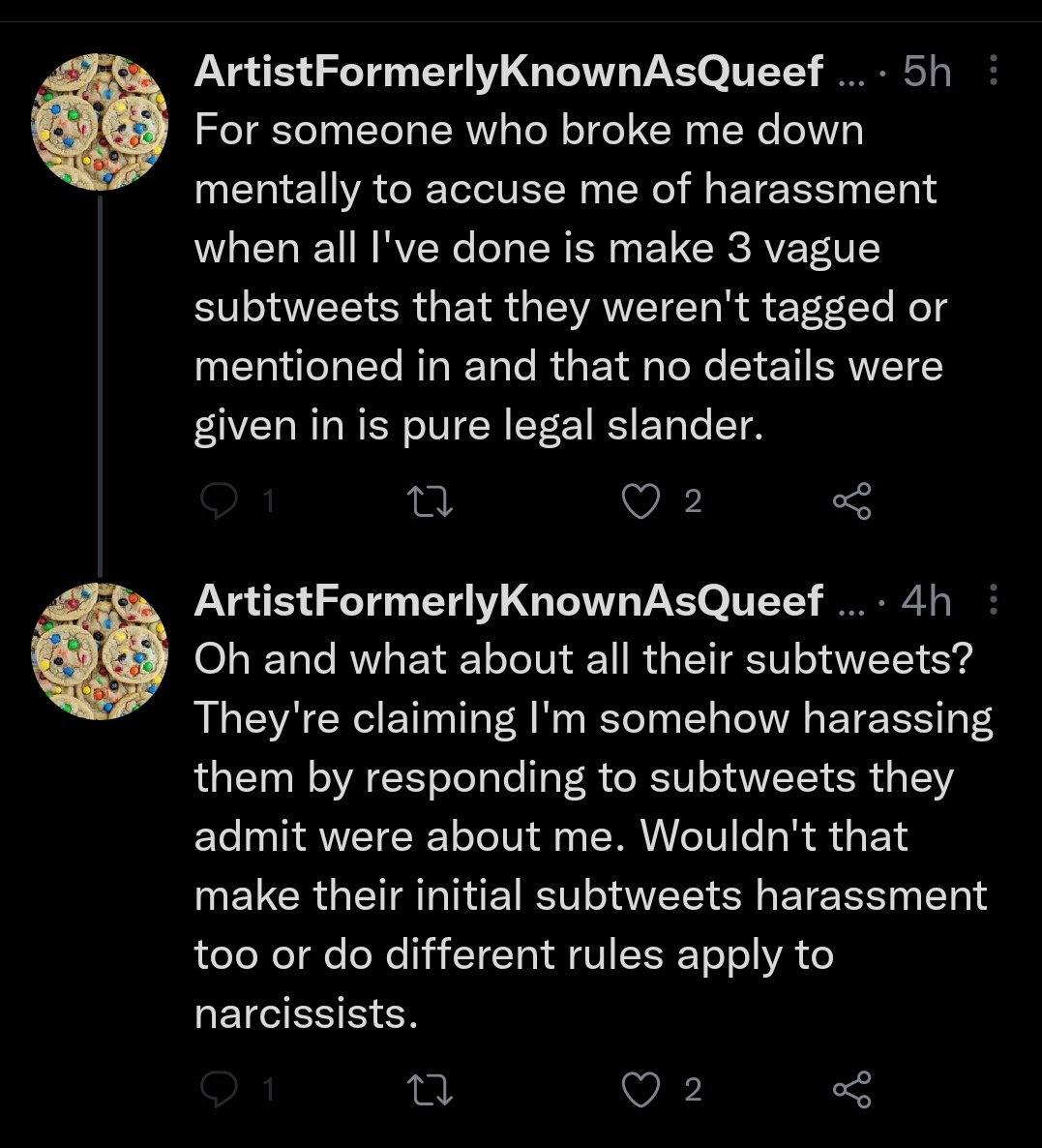 faroundfindout2's tweet photo. @WordsMatter2020 Which claims, that Uni blamed Maddy for their mental break? https://t.co/9jp0dU7NS8