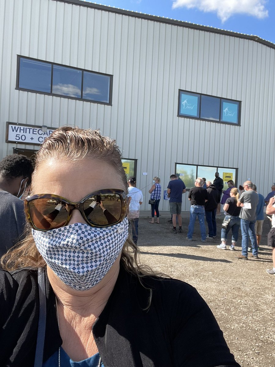 deb_global's tweet photo. Thanks for voting. Lines are long but awesome to see so many people engaged and caring about Canada’s future!!🇨🇦 #vote #ItsOurVote #globaltrainingcentre https://t.co/5CG1FBJryX