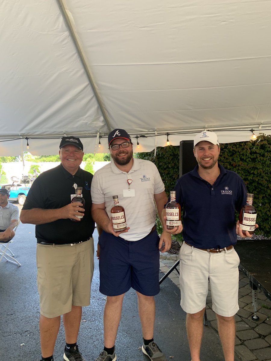 In 3rd place we have Randy, Jon, and Clinton Bufford, as well as Matt Jones, with a score of -20! Thank you for coming out!