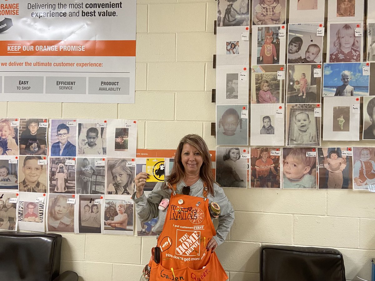 Katie is our “Winner, Winner Chicken Dinner” for the Childhood Picture Wall 🏆🏆. Thanks to all associates that participated, and DM Brett and DHRM Heidi! Lots of fun! ⁦<a href="/BrettTHD/">Brett Stephens</a>⁩ ⁦<a href="/BrianGuerard/">Brian G</a>⁩ ⁦⁦<a href="/AmandaKincadeSE/">Amanda Kincade</a>⁩⁦<a href="/679_0041/">ltaylor</a>⁩