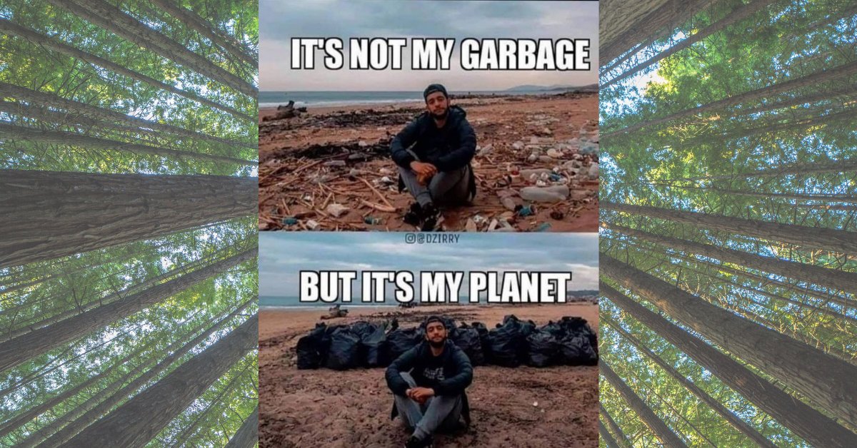 Join us on Saturday, September 18 for #NationalCleanUpDay. Sign up to help clean our planet: nationalcleanupday.org! Tag a friend! ⠀ #mondaymeme #ourplanet #plogging #litteringsucks #dontlitter #stoplittering #plogging #cleanearth #loveourplanet #trashtag #actsofkindness