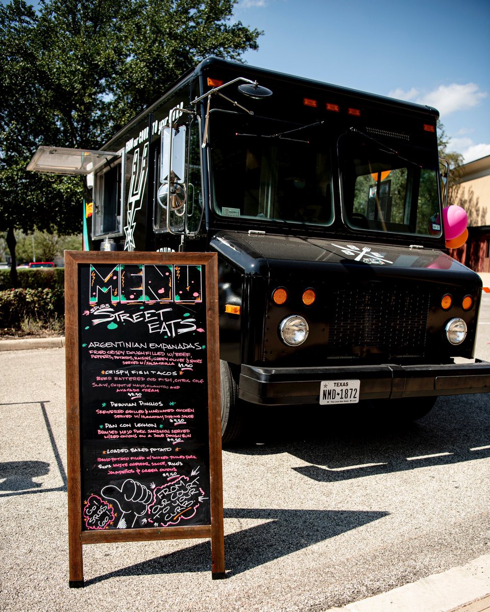 Don’t forget we have the <a href="/SpursStreetEats/">SpursStreetEats</a> truck today at the brewery!!! 🔥