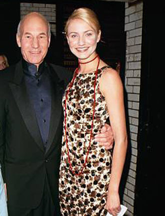 Patrick Stewart & Cameron Diaz https://t.co/ICCYdzwMUv