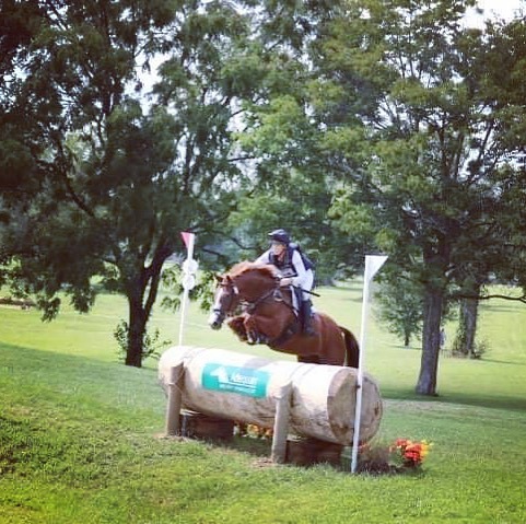 WallaceEventing's tweet photo. Love this shot #SharpDecision aka Sharpie jumping in the frog pond at the #AmericanEventingChampionships. 

A big thank you to my sponsors that make sure me and my horses can perform at our best. 

Horses fueled by @buckeyenutrition. 
I help keep their f… https://t.co/7TMrE9Gq18 https://t.co/F3UgJGE5bD