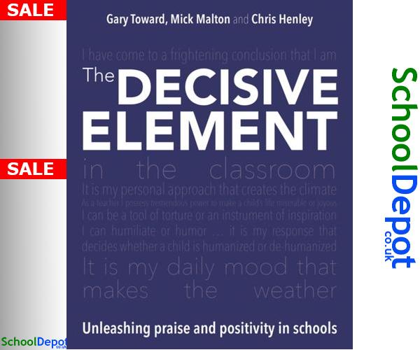 SchoolDepotCoUk's tweet image. #teacher schooldepot.co.uk/B/9781785833120 Toward, Gary Decisive Element 9781785833120 #DecisiveElement #Decisive_Element #student #reviewIn The Decisive Element: Unleashing praise and positivity in schools Gary Toward, Mick Malton and Chris Henley share an abundant array