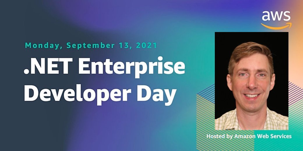 dotnetonAWS's tweet image. Starting in 5 minutes -&amp;gt;

&apos;Exploring the AWS Toolkit for Visual Studio&apos;

Join us - go.aws/3k6xCN3

#dotNETonAWS #dotNET #dotNETEDD