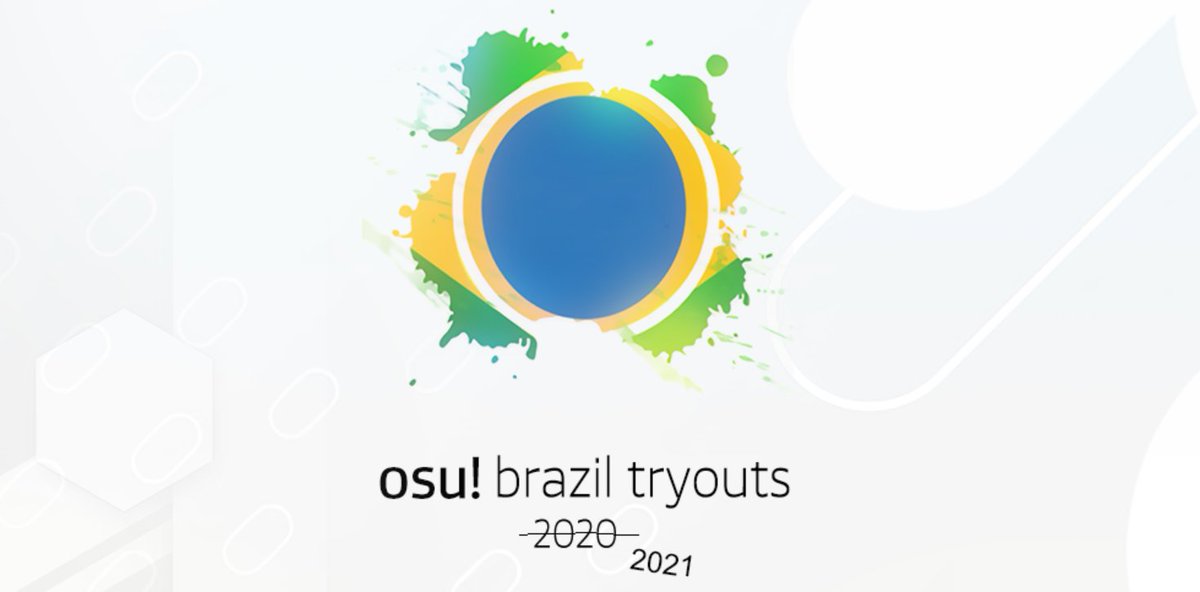CHEGOU AQUELA ÉPOCA DO ANO DENOVO, 
estão abertas as inscrições para os tryouts da OWC 2021

Todos os jogadores de rank melhor de 5000+ podem se inscrever para entrar no time 

avisem seus amigos, VAMO BRASIL
osu.ppy.sh/community/foru…