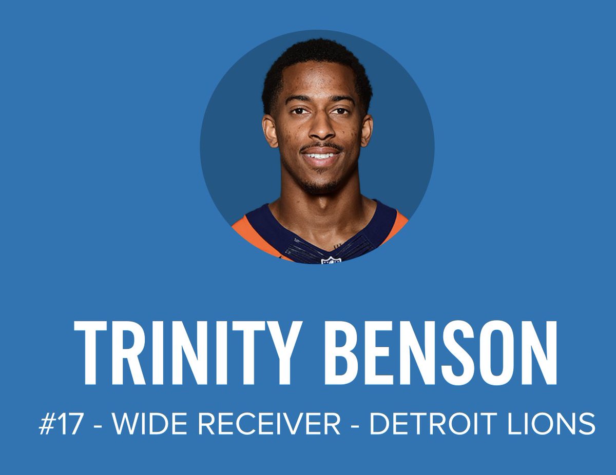 LewisvilleHS's tweet photo. The Fighting Farmers are so proud of alumni and former football player, Trinity Benson!  He had 3 receptions for the Detroit Lions yesterday!  We will be cheering you on Trinity! @_TheTB https://t.co/NysNwQ3aC4