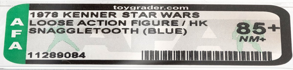 HakesAuctions's tweet photo. #Hakes233 Sneak Peek! @HakesAuctions' new sale includes this #AFA 85+ NM+ #BlueSnaggletooth figure from #Kenner's @starwars toyline. #StarWarsFans, who still needs this iconic figure for their #collection?
#StarWars #Snaggletooth #actionfigures #StarWarsFans #StarWarsCollectors https://t.co/1fcs01e5GJ