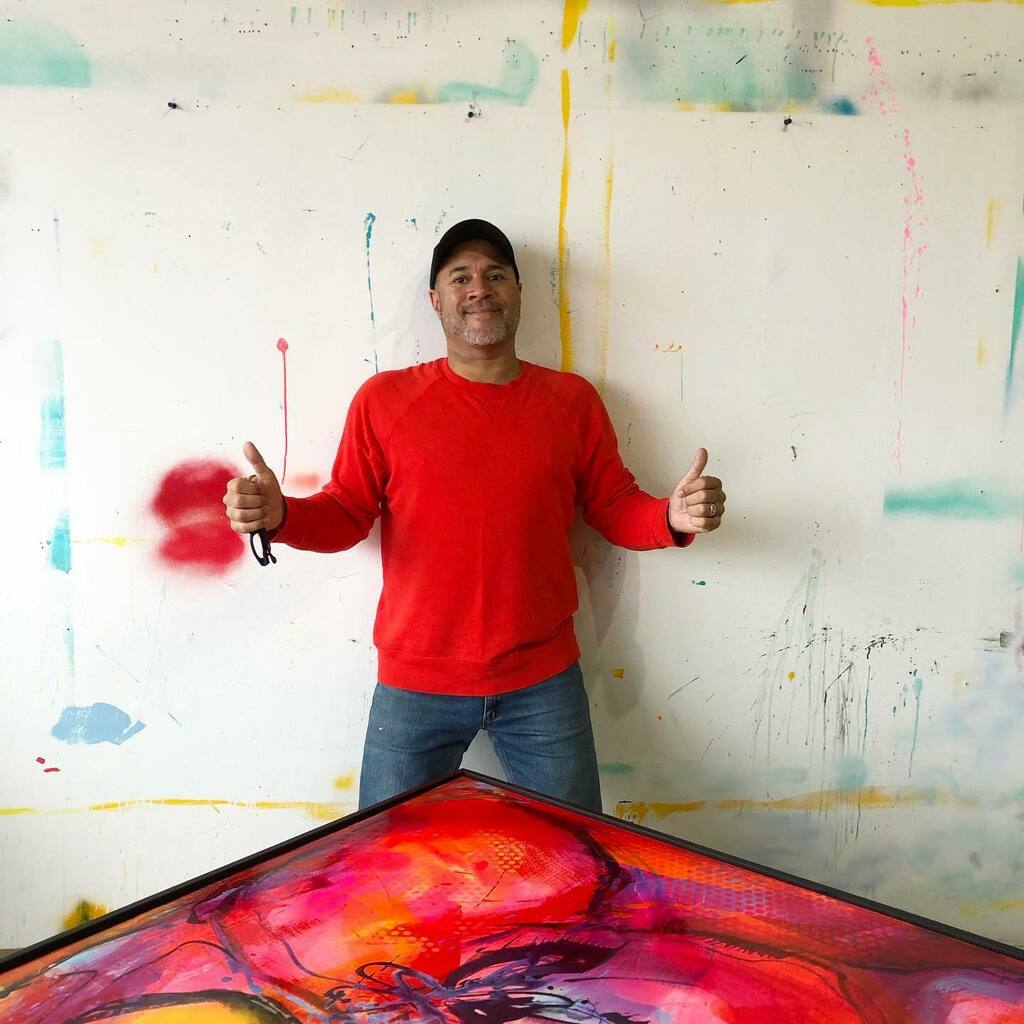 I am excited to have this new large-scale #abstract painting installed soon! 
It has been a wonderful journey exploring different techniques in this bold colour palette!
#abstractart 
#contemporaryart 
#canadianart 
#newpainting 
#Skeir
#greatcolours instagr.am/p/CTxuIpxp1rH/