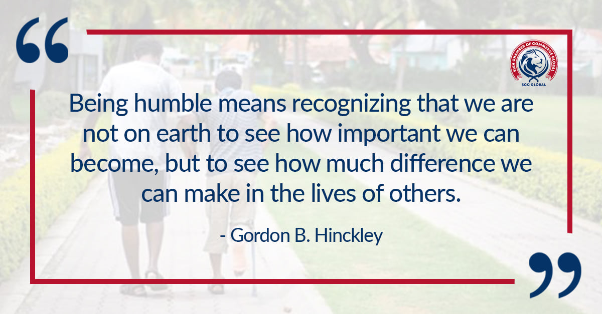 Humility is an asset for self-improvement. By living a humble life, you recognize the areas of your life that need work.