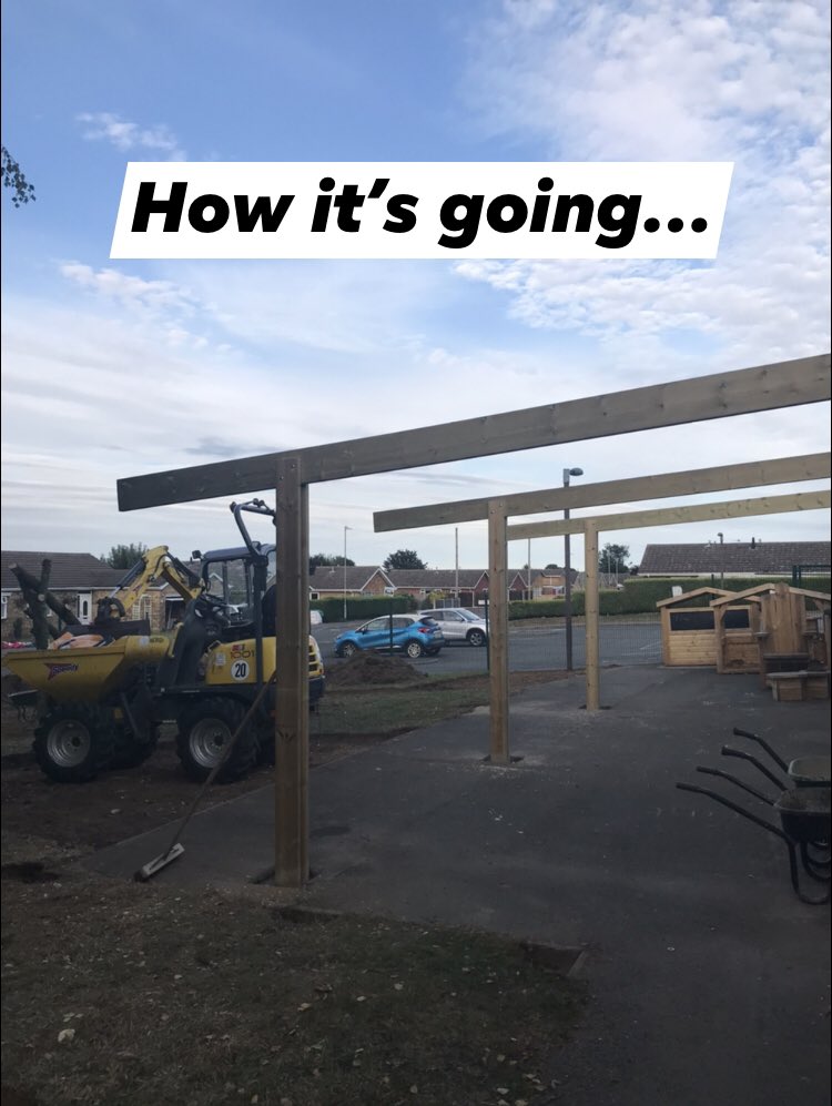 BranstonInfant1's tweet photo. Day one of our #MeadowProject and the team from @NewbyLeisureLtd have made a huge difference already! We can’t wait to see what day two brings! #naturalplayspaces @the_laat https://t.co/XiIZvC3nUe