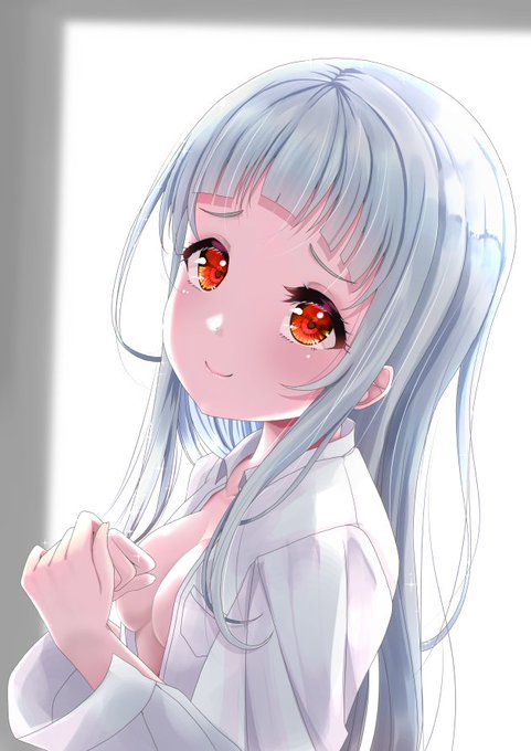 髪の毛をおろしたちーちゃん 