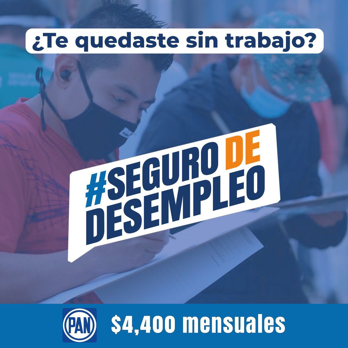 PANVerMx's tweet photo. Hoy más de 2.4 millones de mexicanos no tienen tra­bajo, viven con la angustia de no saber si podrán llevar comida a su mesa.

Por eso .@AccionNacional la iniciativa para la creación del #SeguroDeDesempleo y no dejar solas a las familias ante este dolor evitable. https://t.co/8GC8nAsZFg