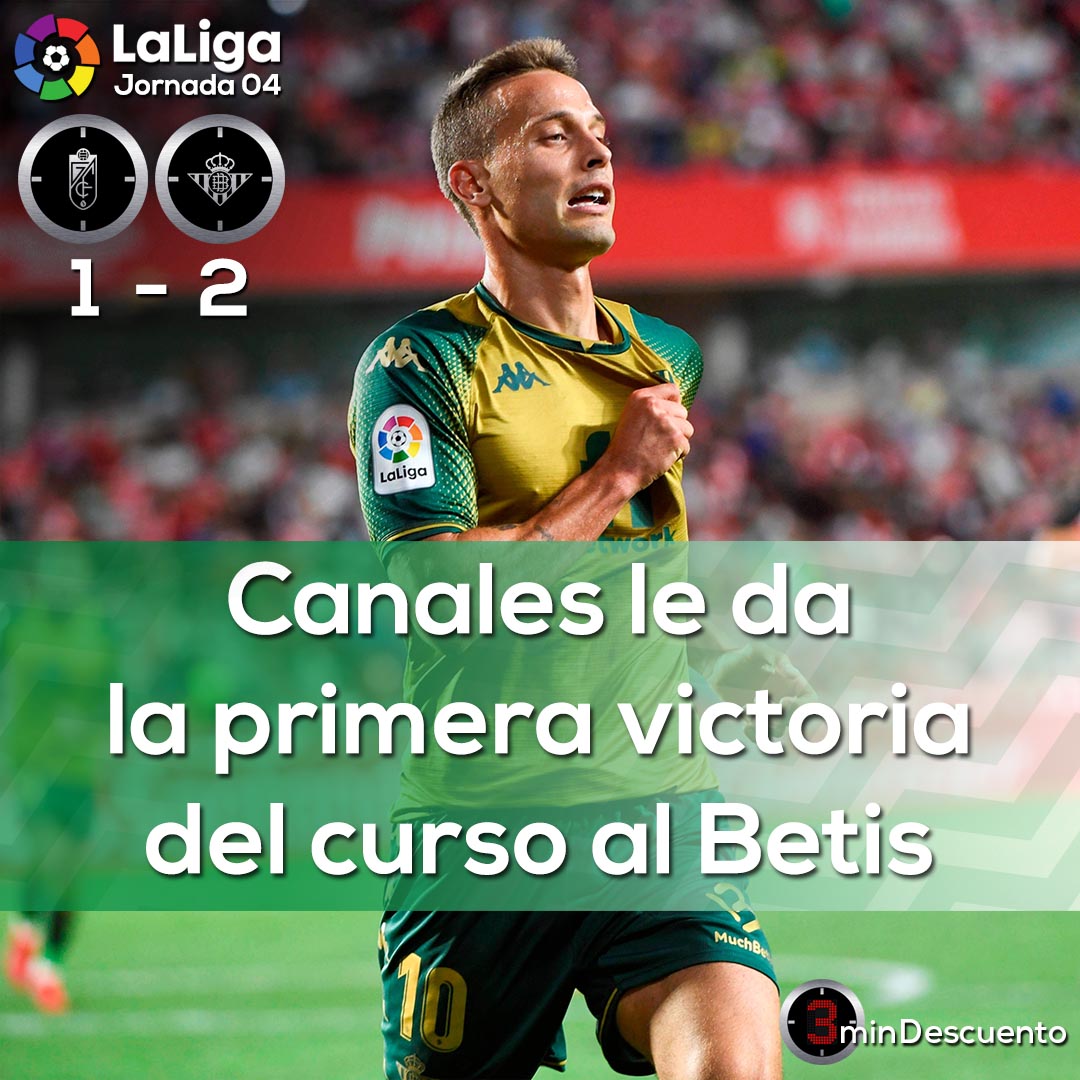 FCRadioES's tweet photo. 🟢⚪ #RealBetis Canales le da la primera victoria del curso al Betis.

Marcó el cántabro en el minuto 89, en una gran acción personal cuando parecía que unos y otros daban el empate por bueno. Rodri en el primer tiempo hizo el 0-1.

Fuente: @diariosevilla
https://t.co/OIEQEQIeLB https://t.co/jDvax8YjCG