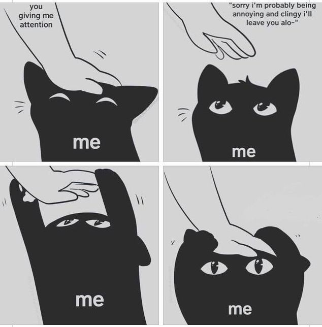 Headpats are the best way to do this too 