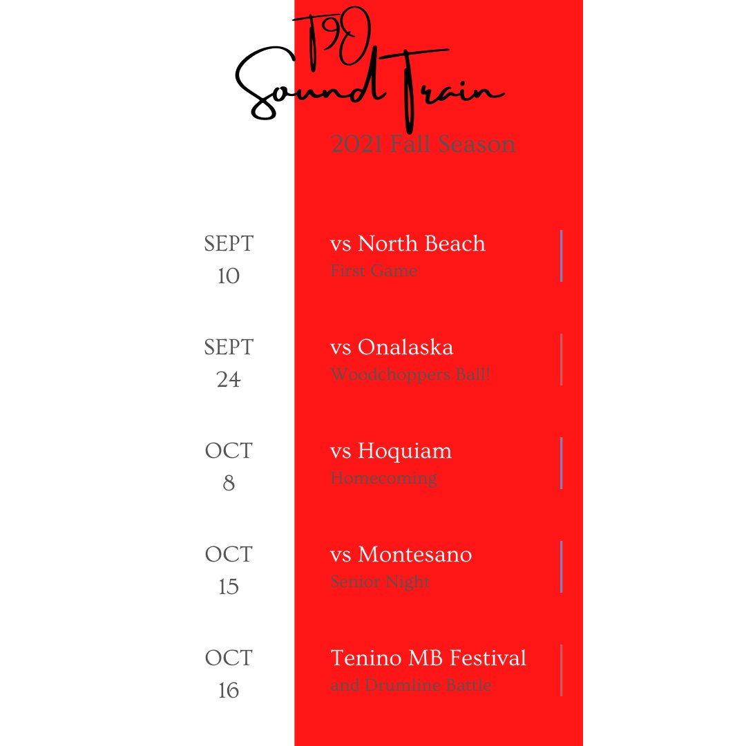 teninoband's tweet photo. Check us out! #bandschedule #pepband #marchingband #ontenino https://t.co/7dWiiososY