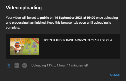CoCRyanYT's tweet photo. New YouTube video is being uploaded now! It'll be out tomorrow at 09:00 BST. Very excited to bring this video to you all!

#youtubevideo #clashofclans #clashcreator #coc #youtuber #clashyoutuber #likeandsubscribe #builderbase #builderhall

@ClashofClans @YouTube @YouTubeCreators https://t.co/451pz6Ordc