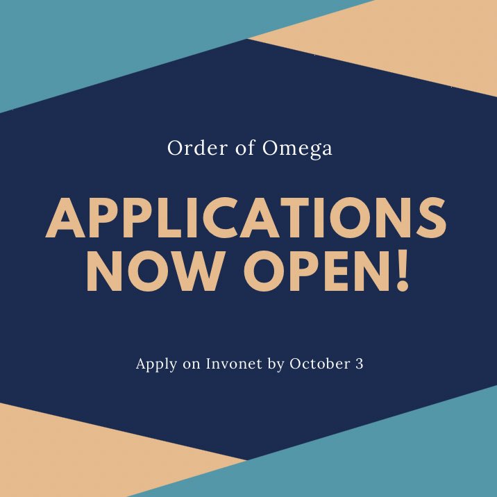 APPLICATIONS ARE NOW LIVE!!! Apply by October 3rd at midnight. Here is the link to apply: invonet.utoledo.edu/submitter/form…