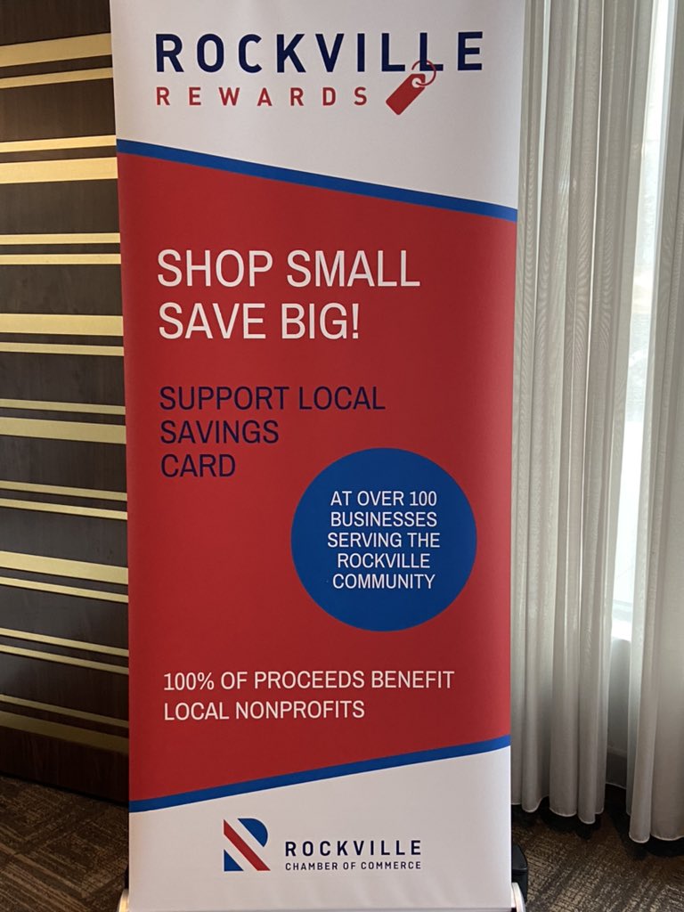 Kicking off a new season of @RockRewards Support your community businesses and #non-profits with this great program <a href="/chamberrock/">Greater Rockville Chamber of Commerce</a> #rockvillerewards