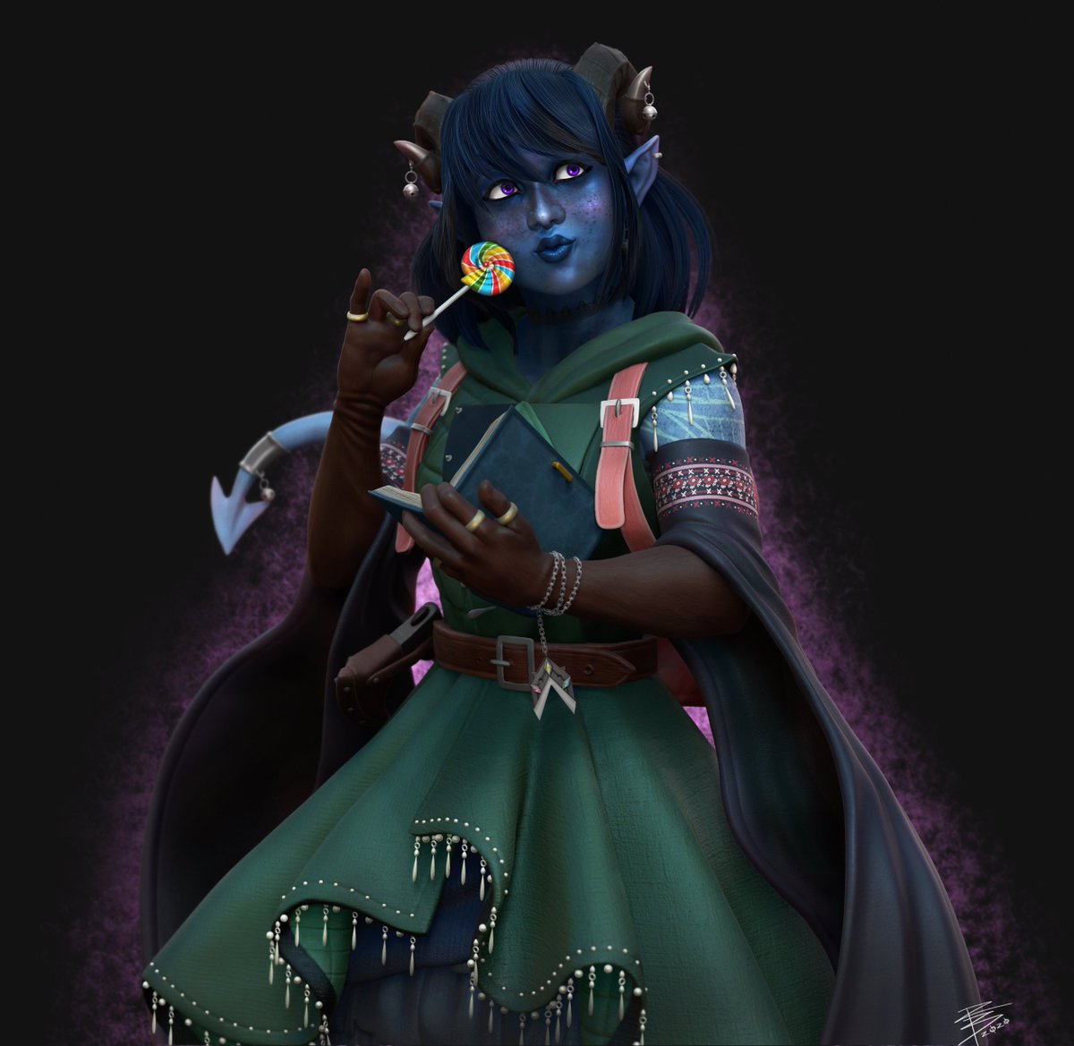 retrobot3d's tweet image. #repostday bringing back some of my old Mighty Nein portraits cuz I miss these chuckleheads. #criticalrolefanart