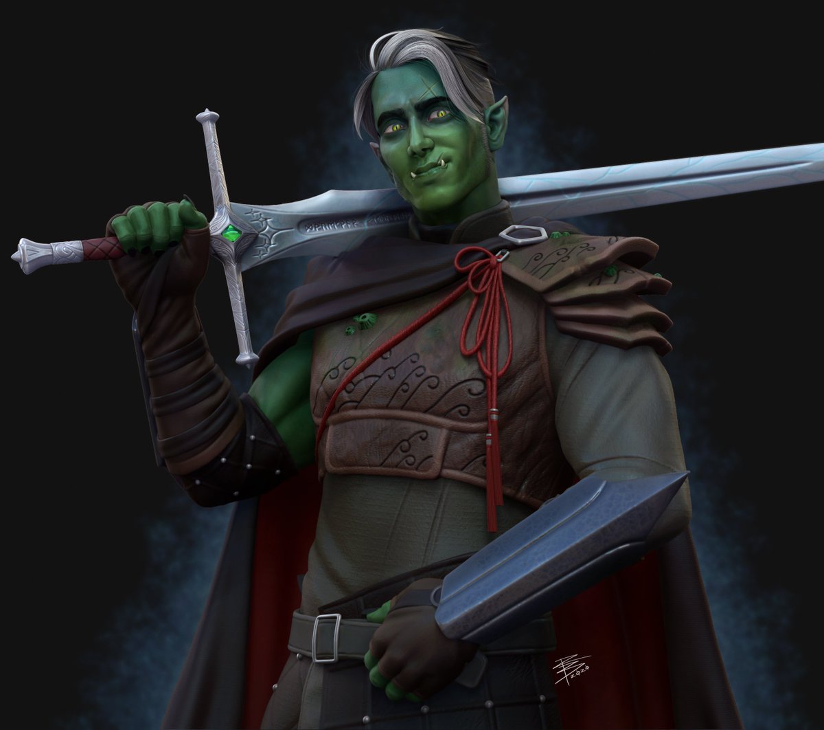 retrobot3d's tweet image. #repostday bringing back some of my old Mighty Nein portraits cuz I miss these chuckleheads. #criticalrolefanart