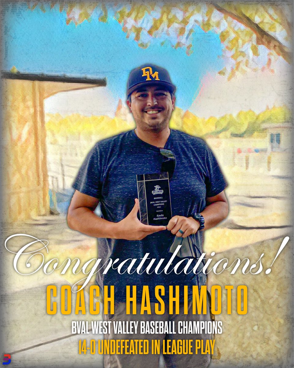 DelMarAthletics's tweet image. Shout out to our Baseball coach Mr. Hashimoto, he was recognized at our first in person staff meeting for the boys undefeated season last spring! 

We will be competing in the ST div this year and look to build off of last years success with a solid core of returners. 

GO DONS