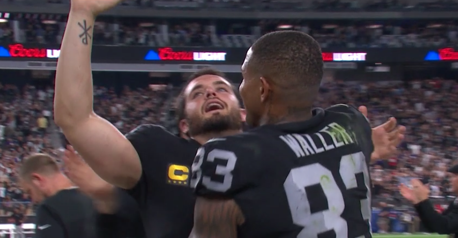 BleacherReport's tweet photo. Raiders hold off the Ravens in a WILD OT classic.

What. A. Game. https://t.co/b8yu2vG4ln