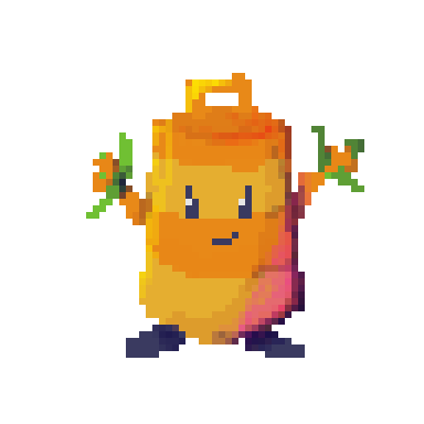 Michimongamedev's tweet photo. Hey everybody we now have a twitter where you'll get the latest updates about the development of Michimon. This little guy is blockaboo a Shadow/Plant Type Michimon. #michimon #gamedev #IndieGameDev #rpg https://t.co/zDrbwEDnLc