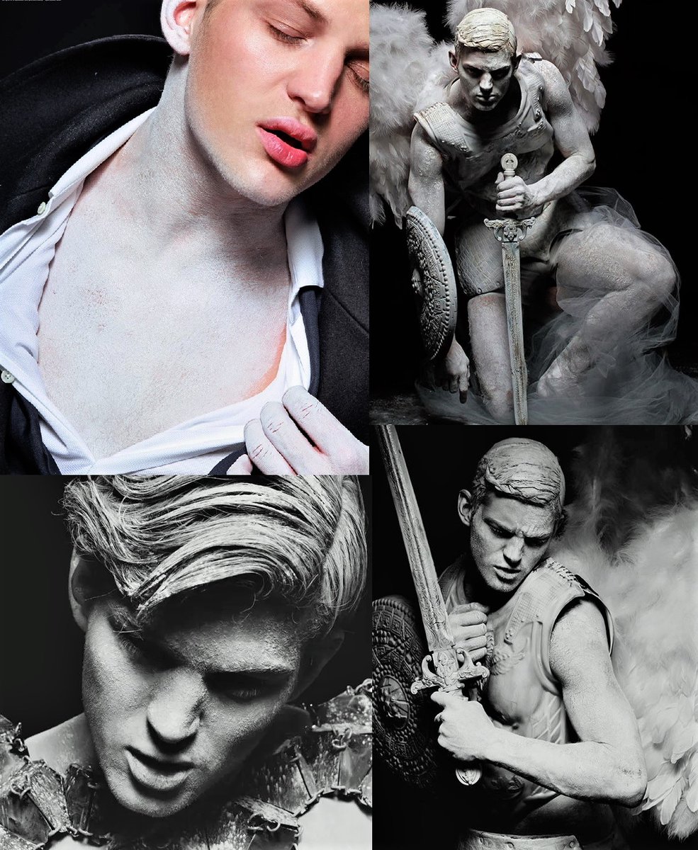 RasStatue's tweet photo. "Sebastian Sauve Turned to Stone II" (from the model's pictorial in 'L'Officiel Hommes Greece', Jan 2015) by MedusaMales on DeviantArt: https://t.co/OYJUkJVs4K #male #livingstatue #bodypainting #studsinstone #ASFR https://t.co/utWeDC4RRh