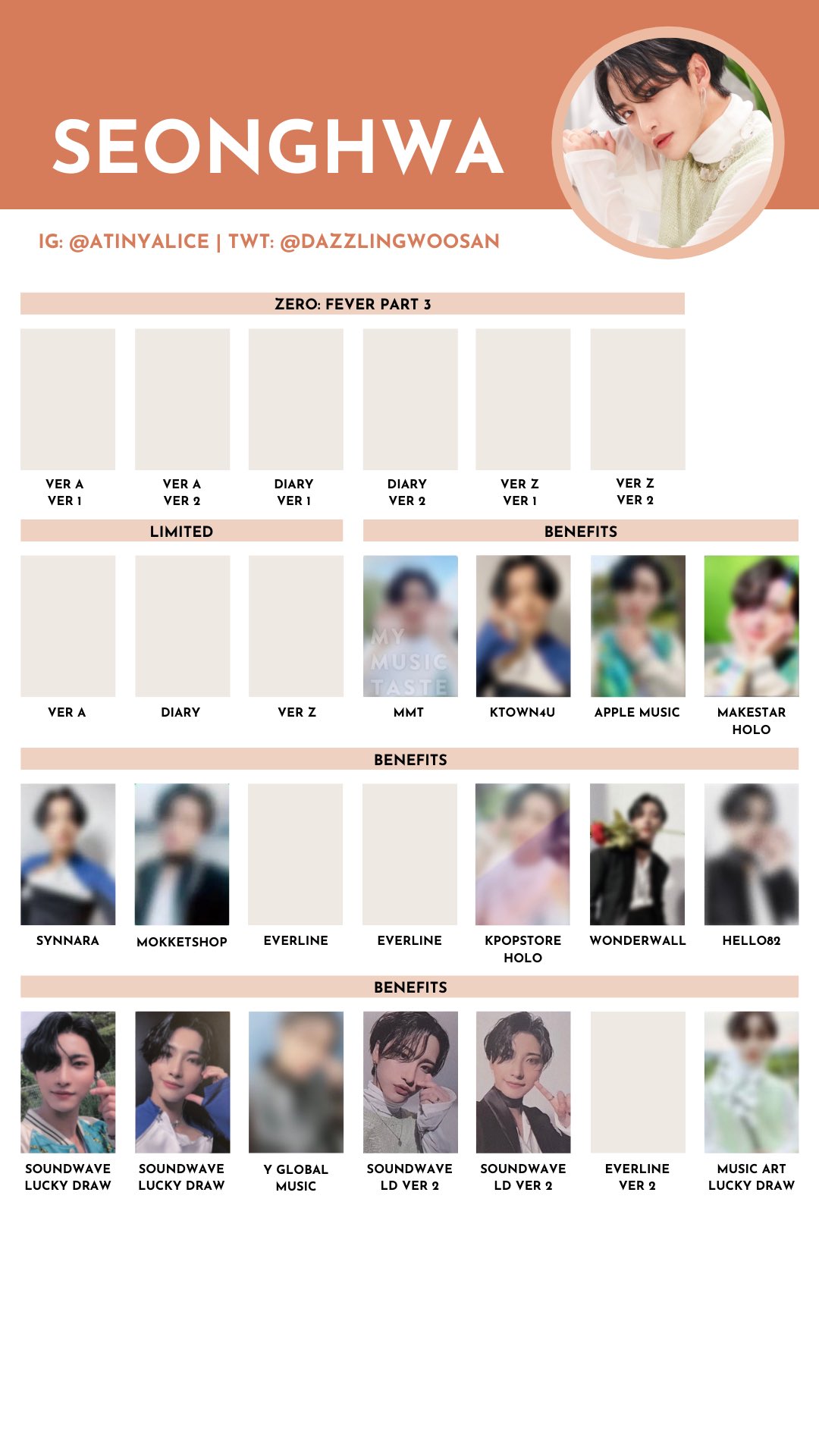 マラソン限定！ポイント5倍 ATEEZ seonghwa pre order benefit