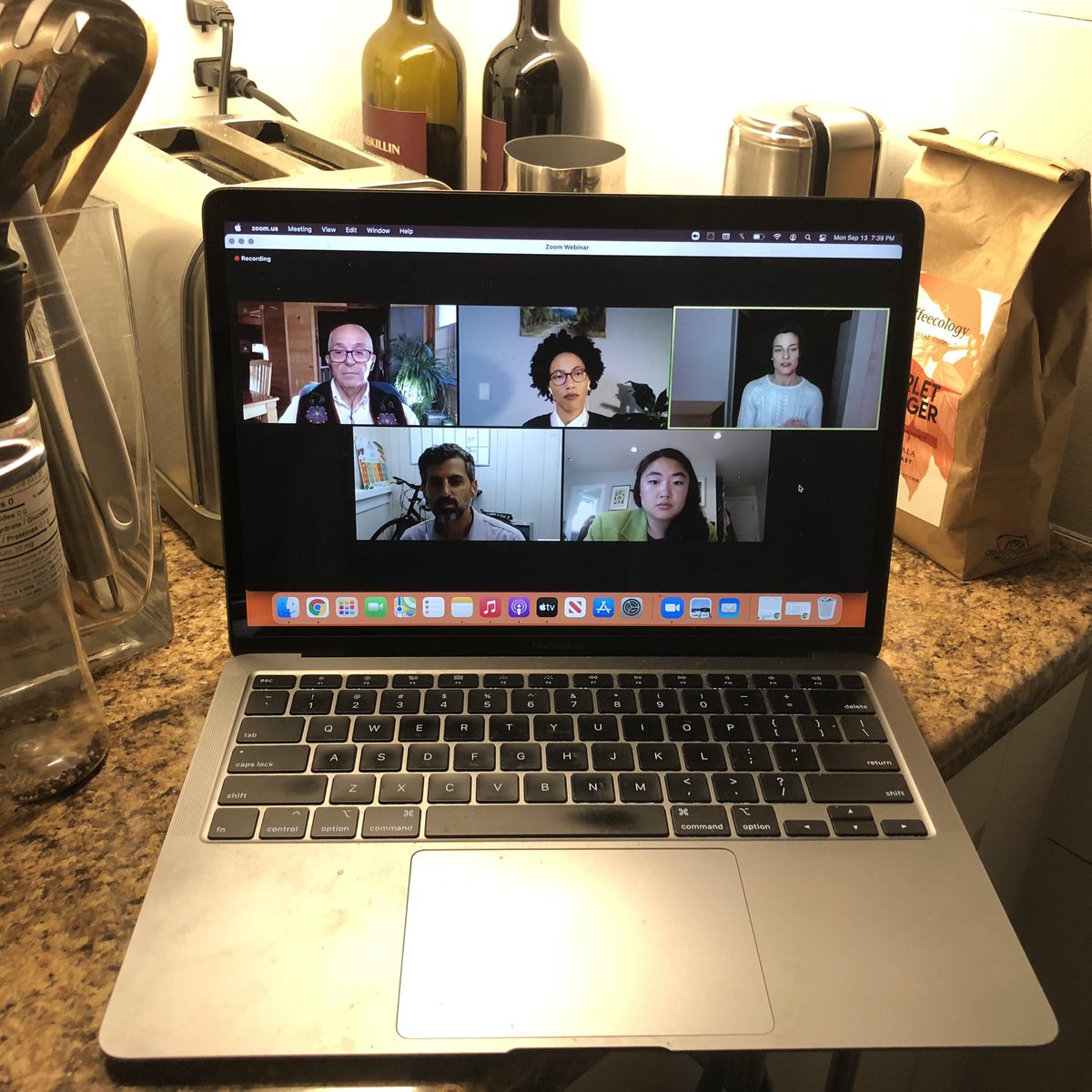 Cooking dinner while listening in on an excellent conversation about the #CircularEconomy convened by <a href="/thewalrus/">The Walrus</a>. Lots of examples of what equity, reciprocity and ecological integrity look like in working clothes. #WalrusTalks