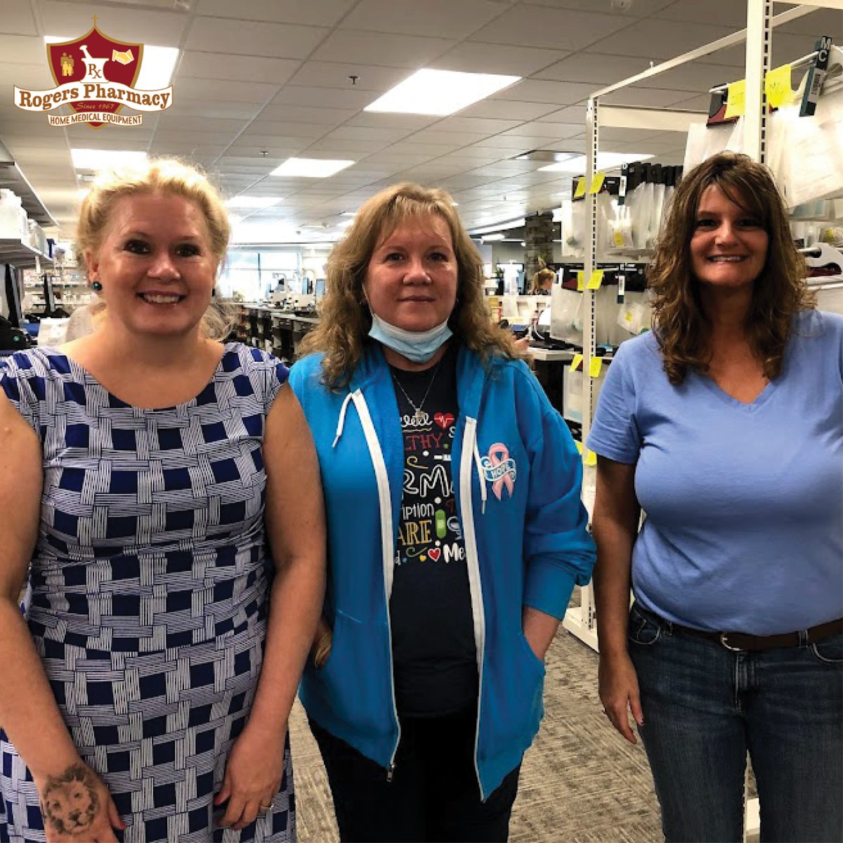 RogersRXstj's tweet photo. Join our team! We're looking to fill full-time and part-time clerk positions. For more details, call the store and ask for Pam (816-232-3348).

📸: Rose, Debbie, and Wendy - clerks https://t.co/nUlYmm1cG2