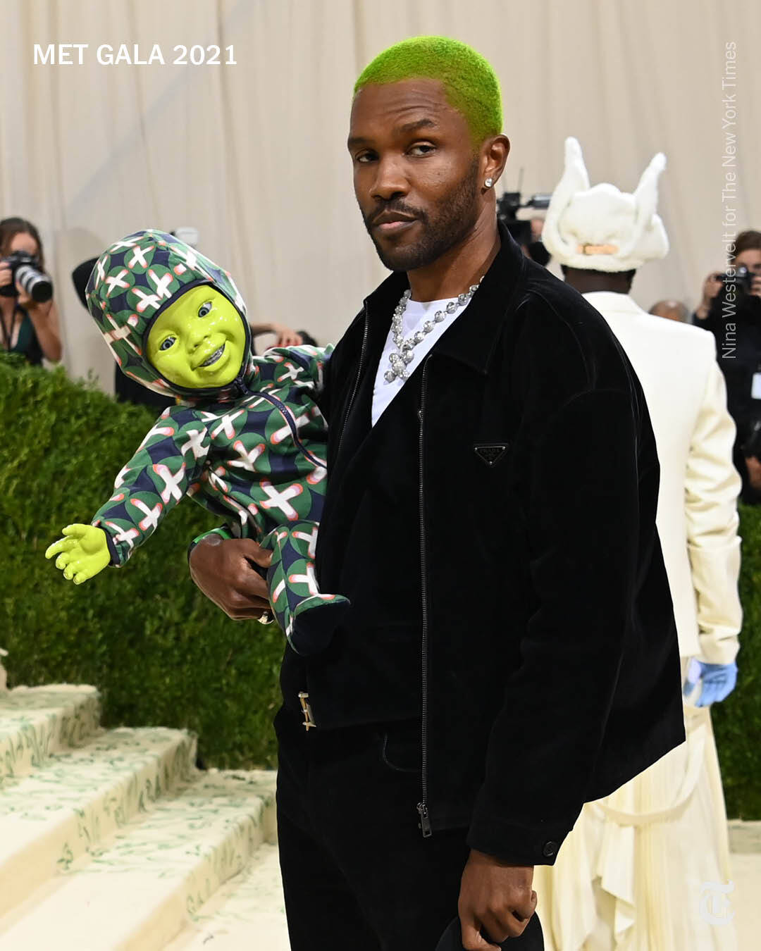 The New York Times on X: “Frank Ocean arrived at the #MetGala clad 