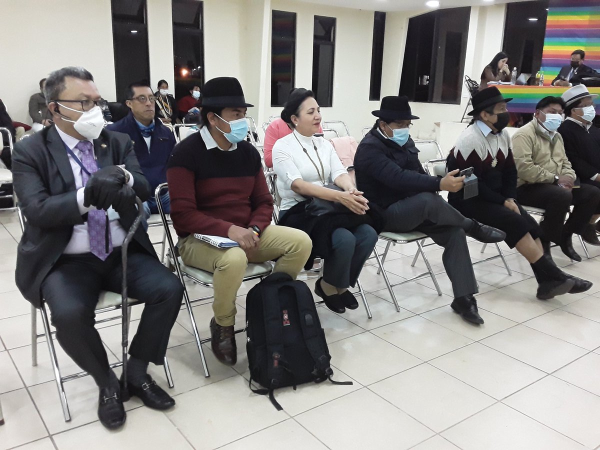 #BancadaPachakutik Trabaja Agenda de Labores de la presente semana, de forma presencial y virtual. #EnlacasadelArcoIris.