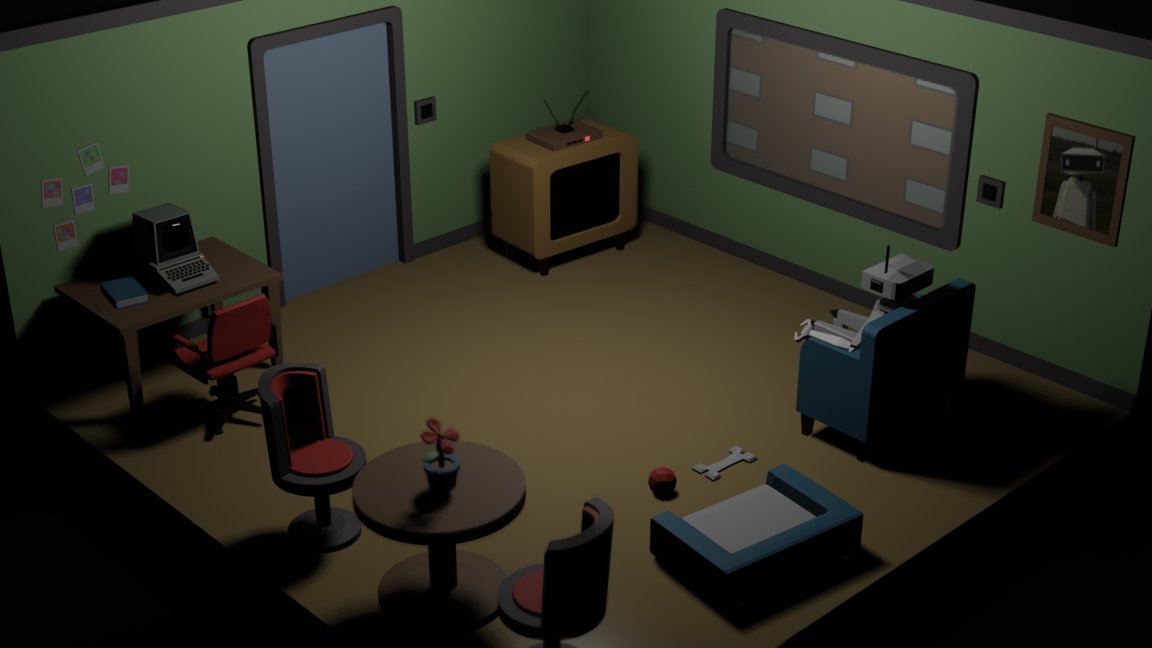 projectaroid's tweet image. This is a good representation of me not working on my game projects. #gamedev #indiedev #blender3d