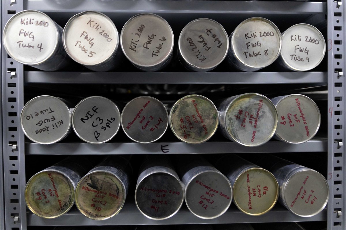 arctic_today's tweet photo. Scientists scramble to harvest ice cores as glaciers melt. Glaciers hold a wealth of data — but researchers can't always preserve it before it melts away. https://t.co/XFHN7AT2np https://t.co/WwFlzvHBJv